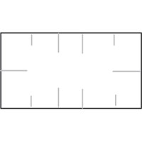 Labels-Pricing, Mighty One, L25 Permanent White