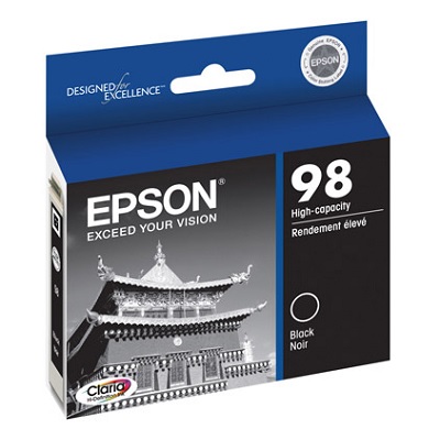 Inkjet Cartridge-Epson #98 Black High Yield