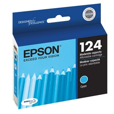 Inkjet Cartridge-Epson #124 Cyan