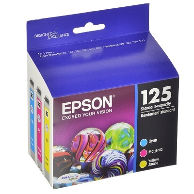 Inkjet Cartridge-Epson #125 Colour Combo