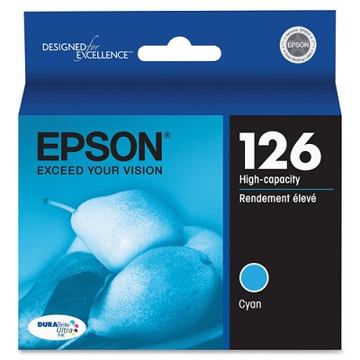 Inkjet Cartridge-Epson #126 Cyan High Yield