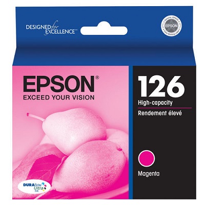 Inkjet Cartridge-Epson #126 Magenta High Yield