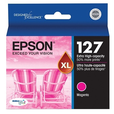 Inkjet Cartridge-Epson #127Xl Magenta Extra High Yield