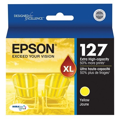 Inkjet Cartridge-Epson #127Xl Yellow Extra High Yield