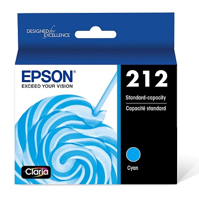 Inkjet Cartridge-Epson #212 Cyan