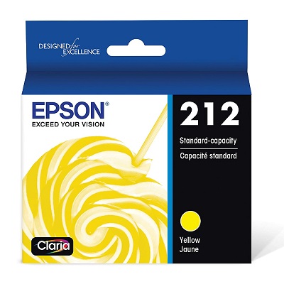 Inkjet Cartridge-Epson T212 Standard, Yellow