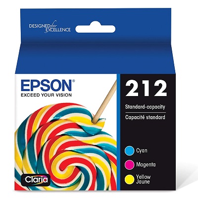 Inkjet Cartridge-Epson #212 3-Colour Pack