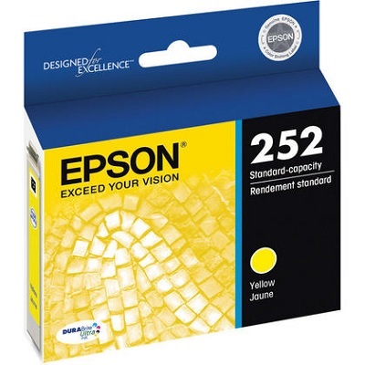 Inkjet Cartridge-Epson #252 Yellow