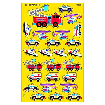 Stickers-Supershapes Large, Rescue Vehicles