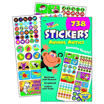Stickers-Variety Pack, Animal Antics