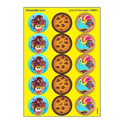 Stickers-Stinky Stickers, Lots Of Chocolate(Chocolate Scent)