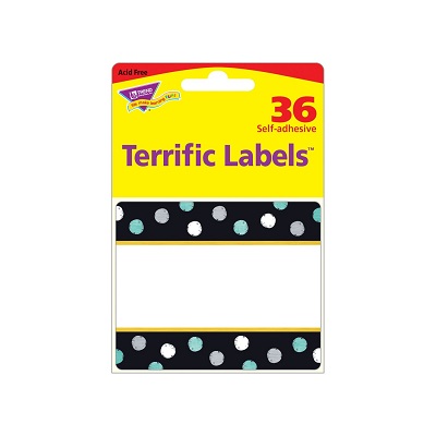 Name Tags-Self-Adhesive 3X2.5, I Heart Metal