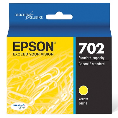 Inkjet Cartridge-Epson #702 Yellow