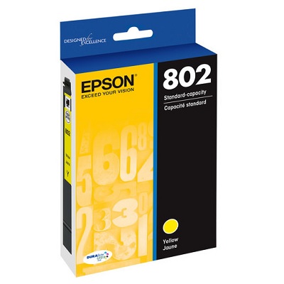 Inkjet Cartridge-Epson #802 Yellow