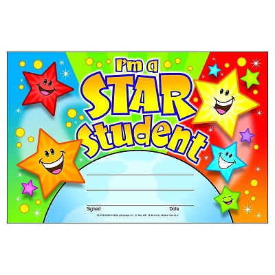 Recognition Award-I'M A Star Student