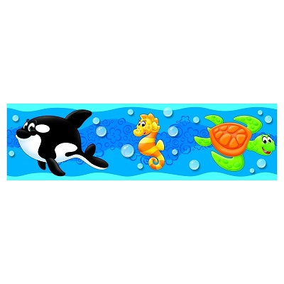 Border-Bolder Borders, Sea Buddies, 2.75" X 35.75'