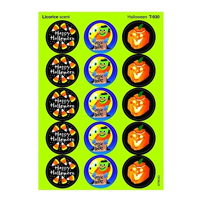 Stickers-Stinky Stickers, Halloween (Licorice Scent)