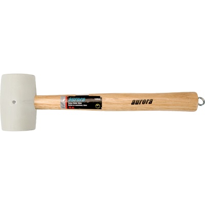 Rubber Mallet-Aurora, Wooden Handle 16Oz.