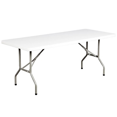 Table-Folding, 30X72 Rectangle, Granite