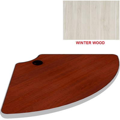 Table Top-Tucana Quarter Round, Winter Wood