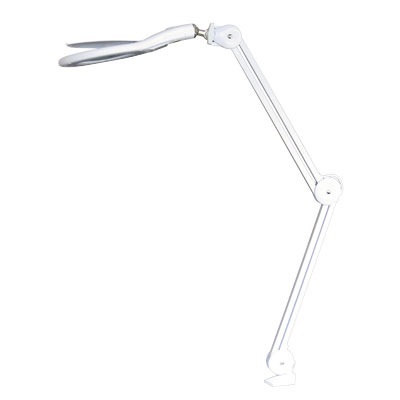 Lamp-Magnifier, Clamp On Model, Led, White
