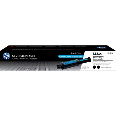 Laser Toner-Hp Reload Kit #143A Twin Pack