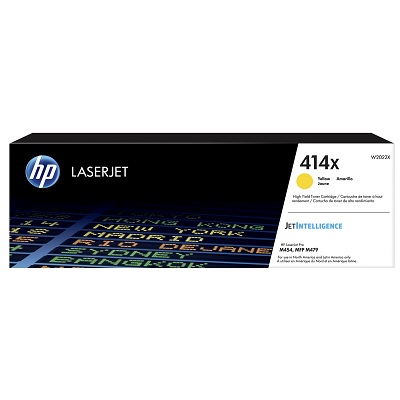 Laser Toner-Hp #414X Yellow High Yield