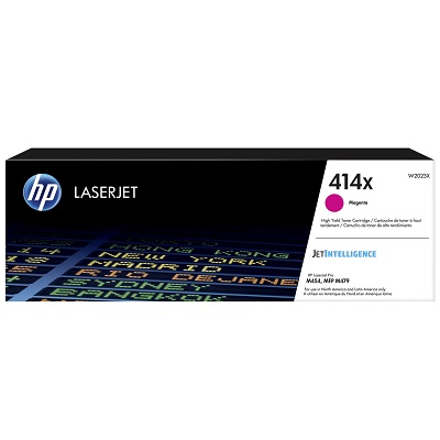 Laser Toner-Hp #414X Magenta High Yield