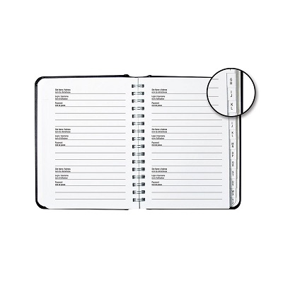 Log Book- Internet Password 5.75X4.25 Black-Bilingual